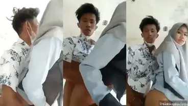 Jilbab SMA Dientot Pacar di Tempat Sepi Memek Rapet Becek