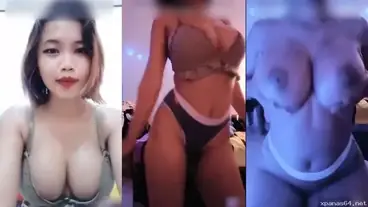 QueenBee Pamer Toket Jumbo Badan Ramping